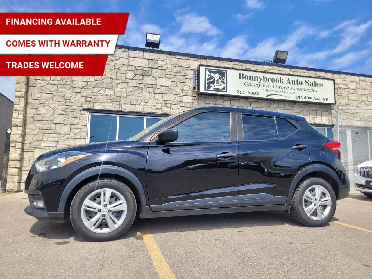 Used 2019 Nissan Kicks S FWD/Bluetooth/Rearview camera for sale in Calgary, AB