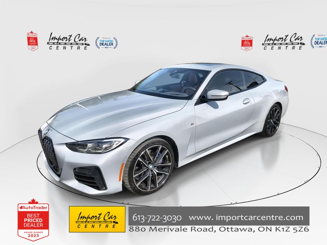 Used 2024 BMW 4 Series i xDrive 382HP, HUDS, HK, 360 CAMERA, PDC, SERIOUS for sale in Ottawa, ON