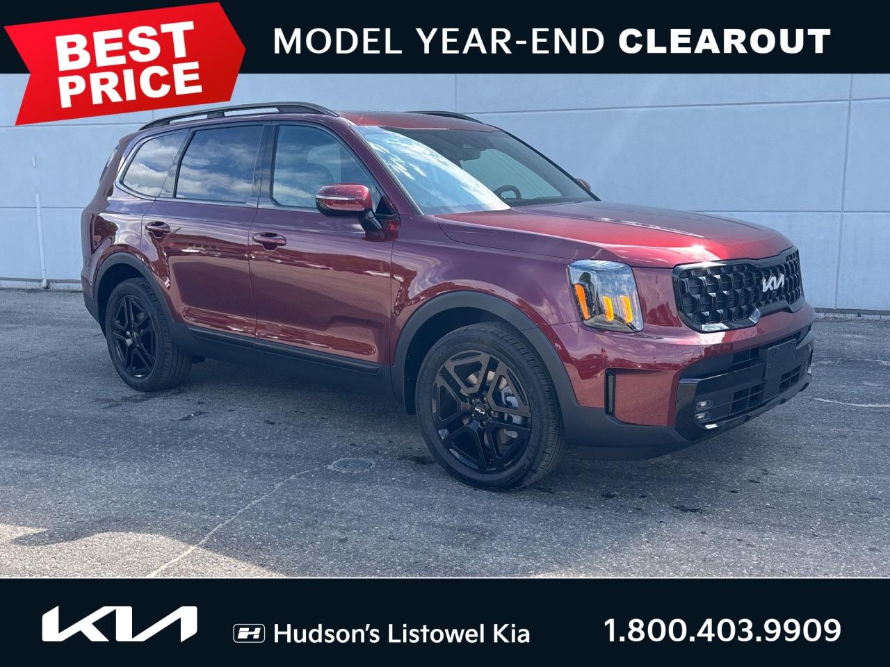 New 2024 Kia Telluride X-Line CLEAROUT PRICING! for sale in Listowel, ON