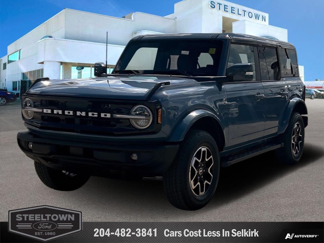 New 2024 Ford Bronco Outer Banks  - Navigation -  Heated Seats for sale in Selkirk, MB