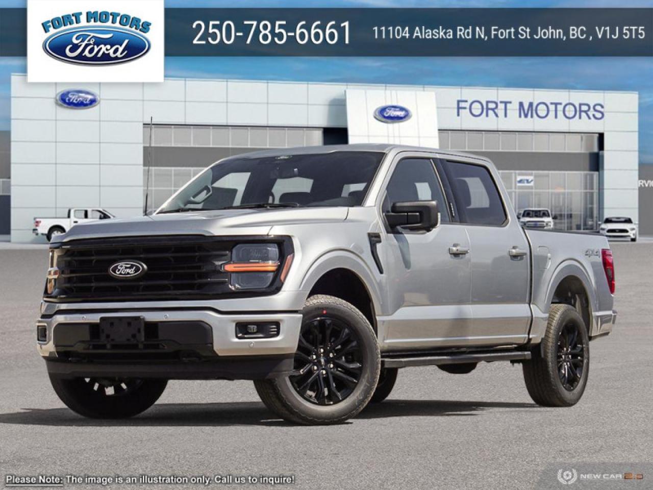 New 2024 Ford F-150 XLT  - Leather Seats - Premium Audio for sale in Fort St John, BC