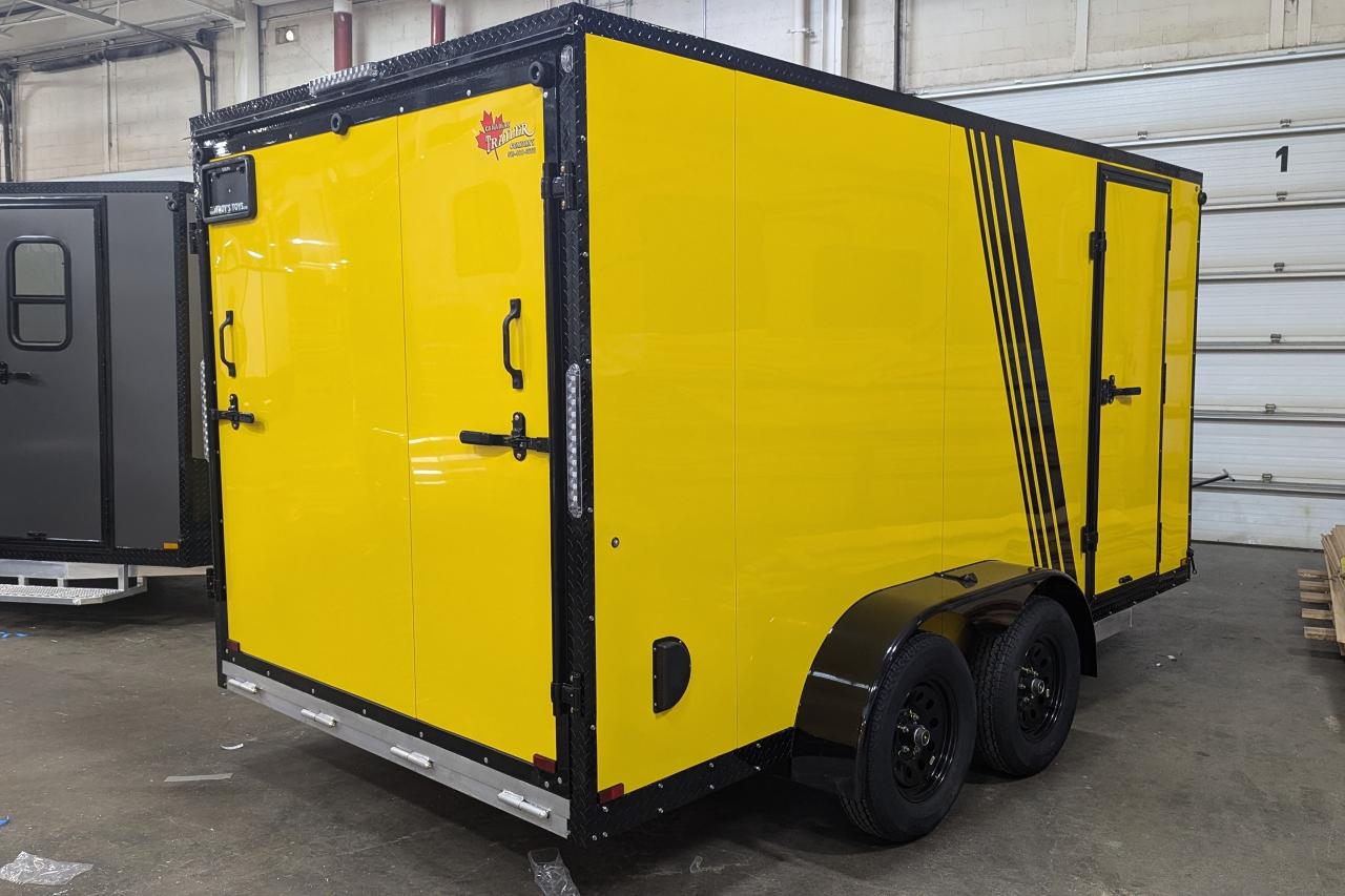 2024 Canadian Trailer Company 7x14 V Nose Cargo Trailer Aluminum Tandem Axle Photo10