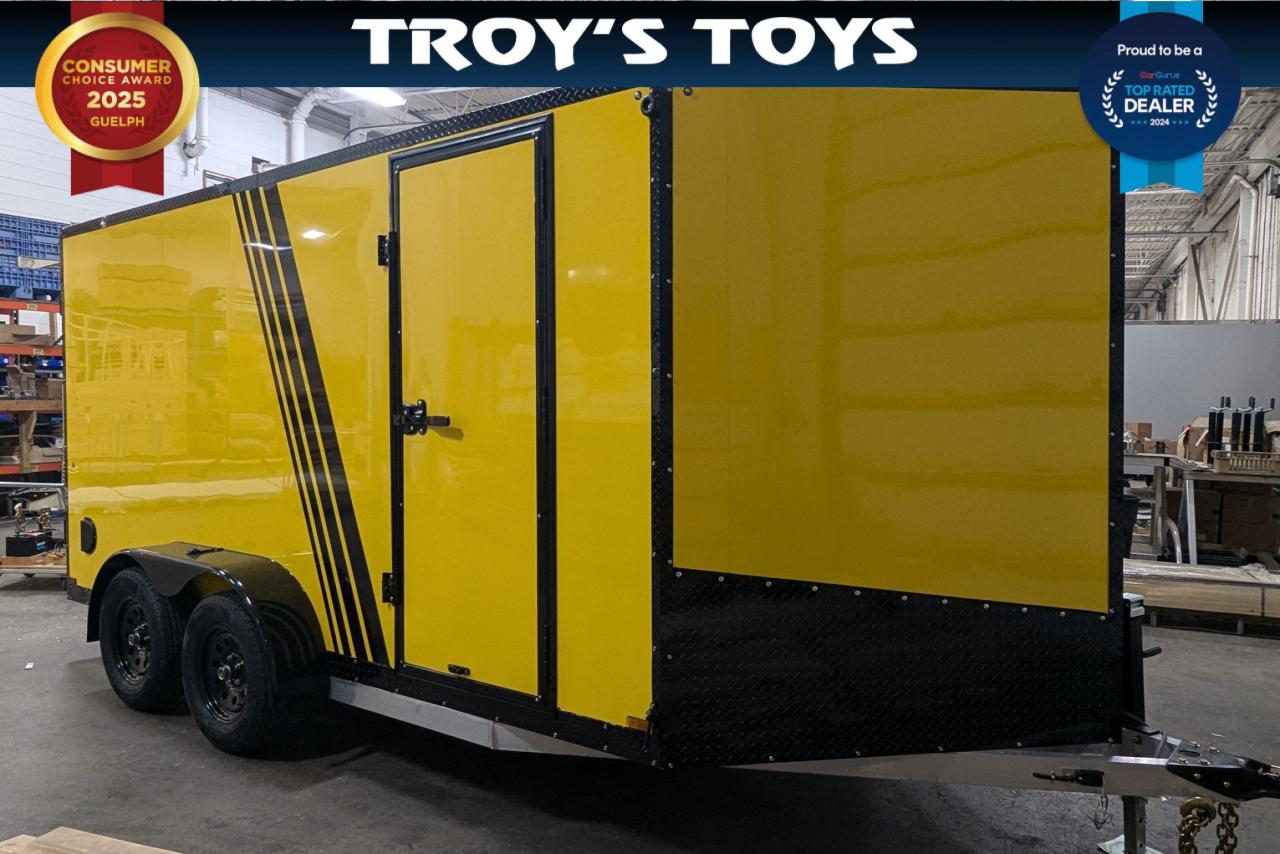 2024 Canadian Trailer Company 7x14 V Nose Cargo Trailer Aluminum Tandem Axle