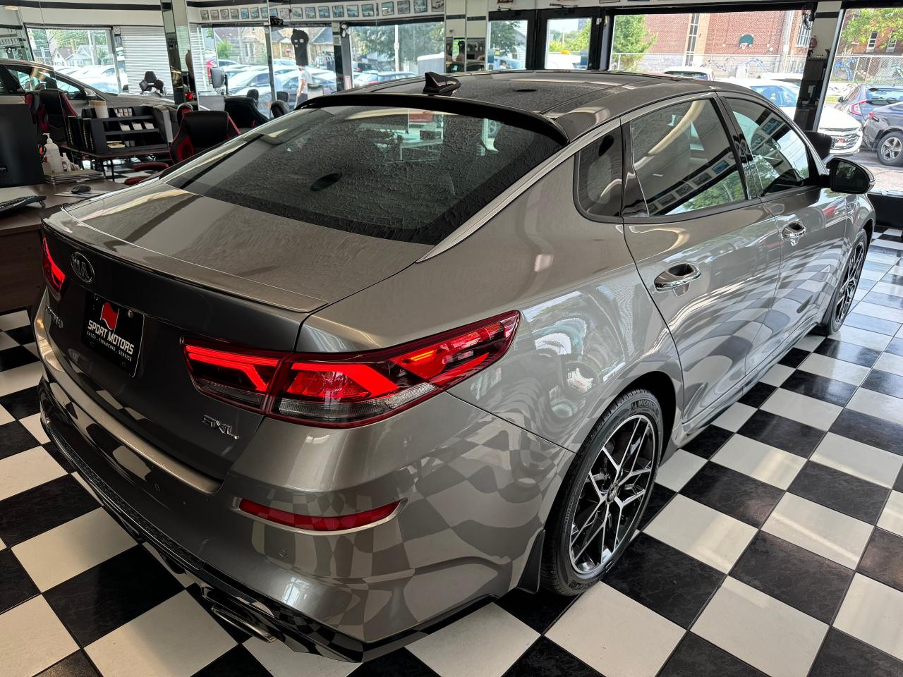 2019 Kia Optima SXL Turbo+Cooled Leather+Roof+GPS+LKA+CLEAN CARFAX - Photo #9