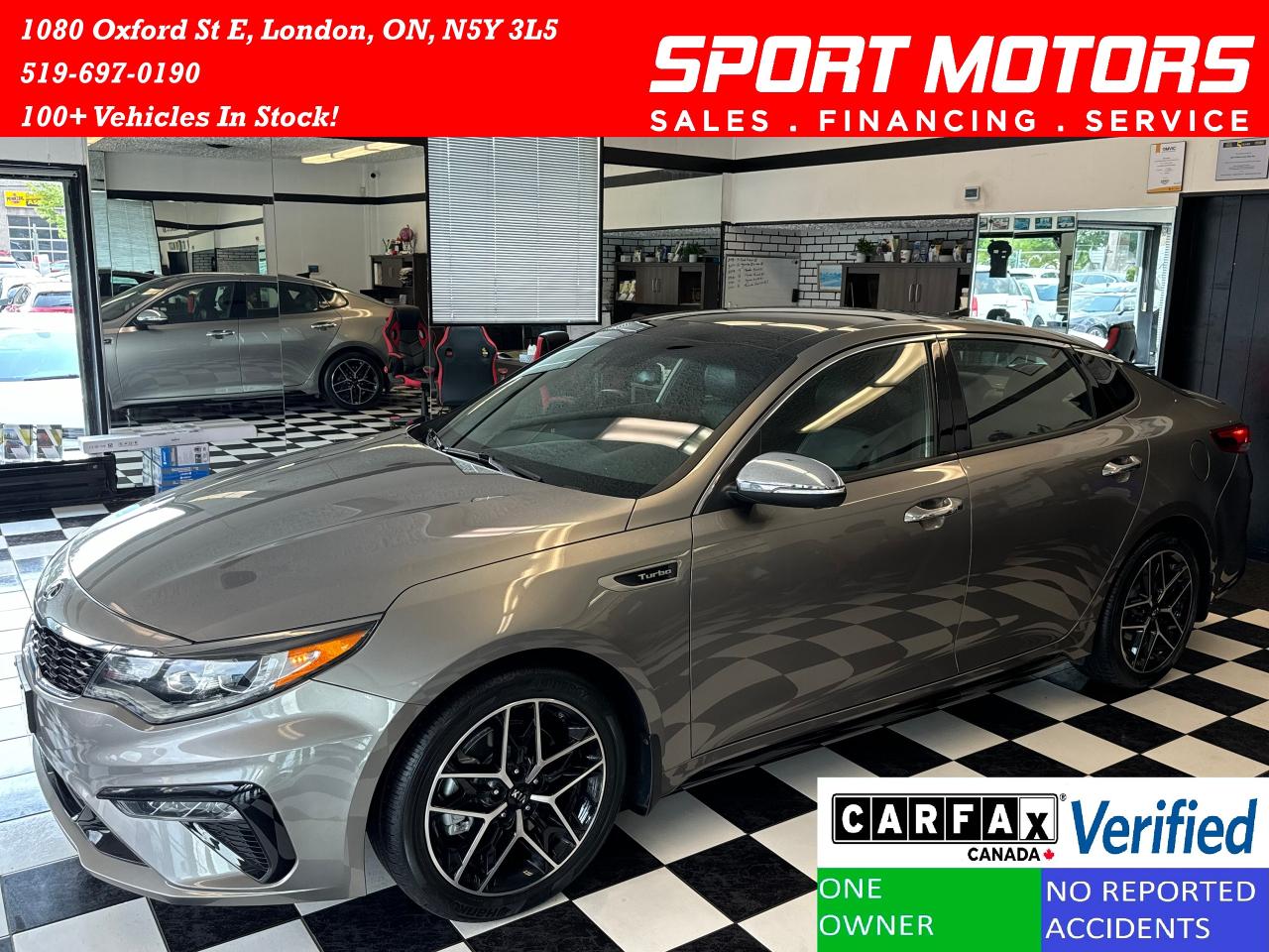 2019 Kia Optima SXL Turbo+Cooled Leather+Roof+GPS+LKA+CLEAN CARFAX - Photo #1