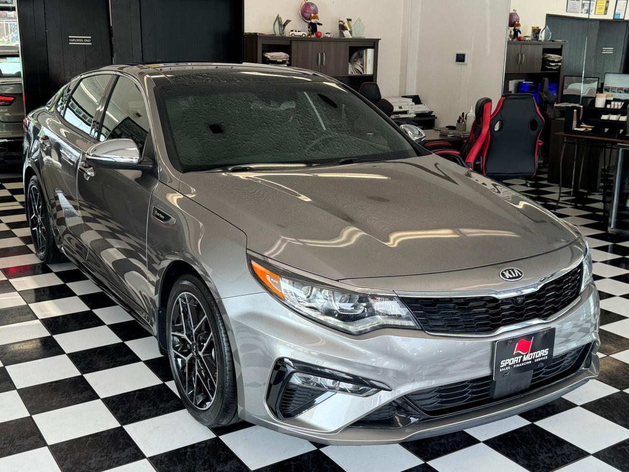 2019 Kia Optima SXL Turbo+Cooled Leather+Roof+GPS+LKA+CLEAN CARFAX - Photo #10