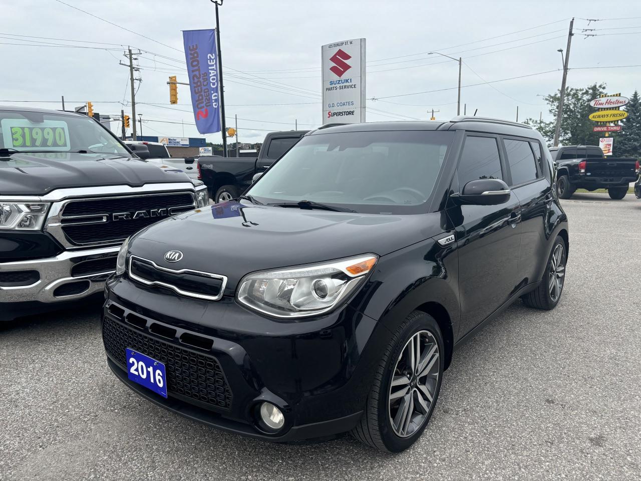 Used 2016 Kia Soul SX ~Nav ~Camera ~Leather ~Panoramic Moonroof for sale in Barrie, ON