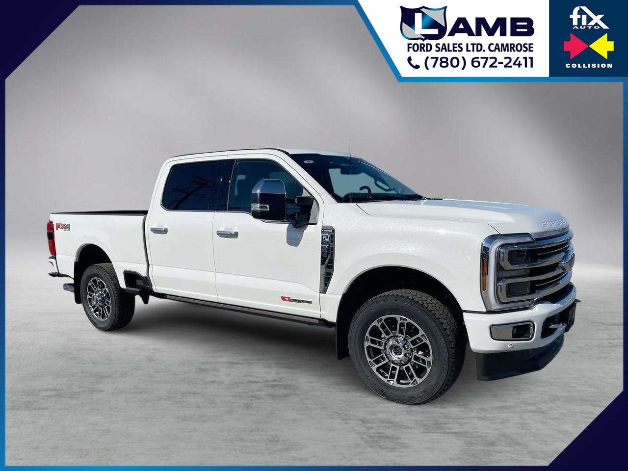 New 2024 Ford F-350 Super Duty SRW LIMITED 6.8' Box 718A for sale in Camrose, AB