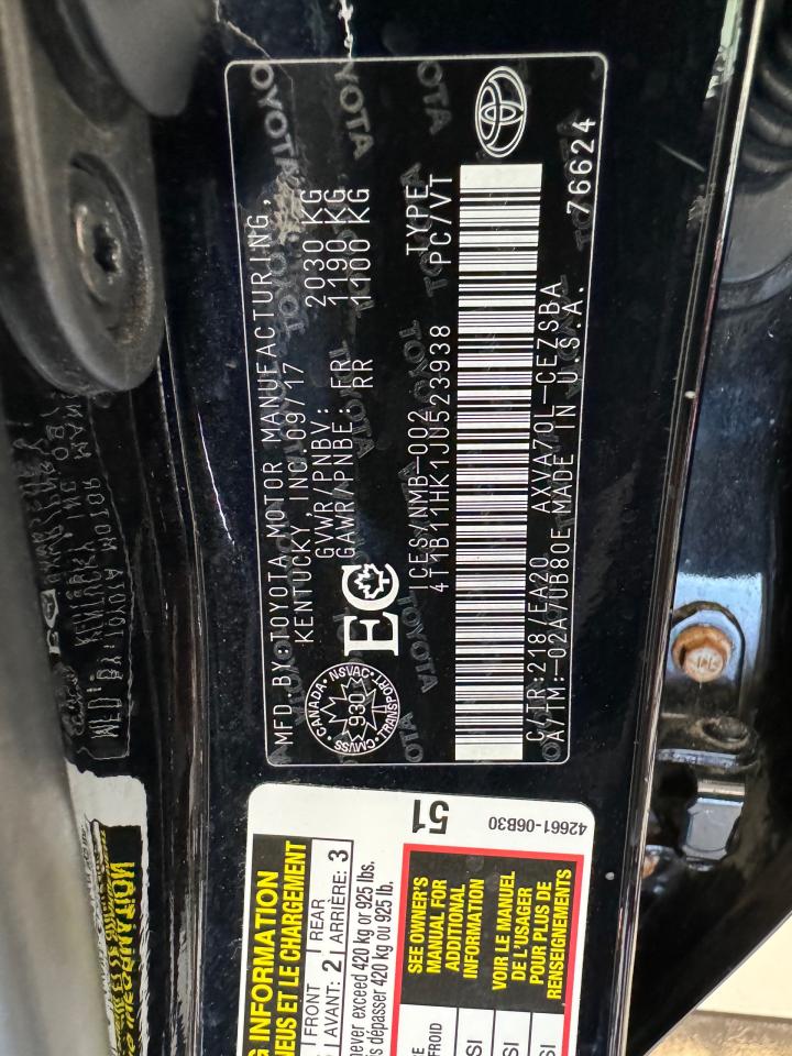 2018 Toyota Camry SE+New Tires+LKA+Adaptive Cruise+CLEAN CARFAX - Photo #39