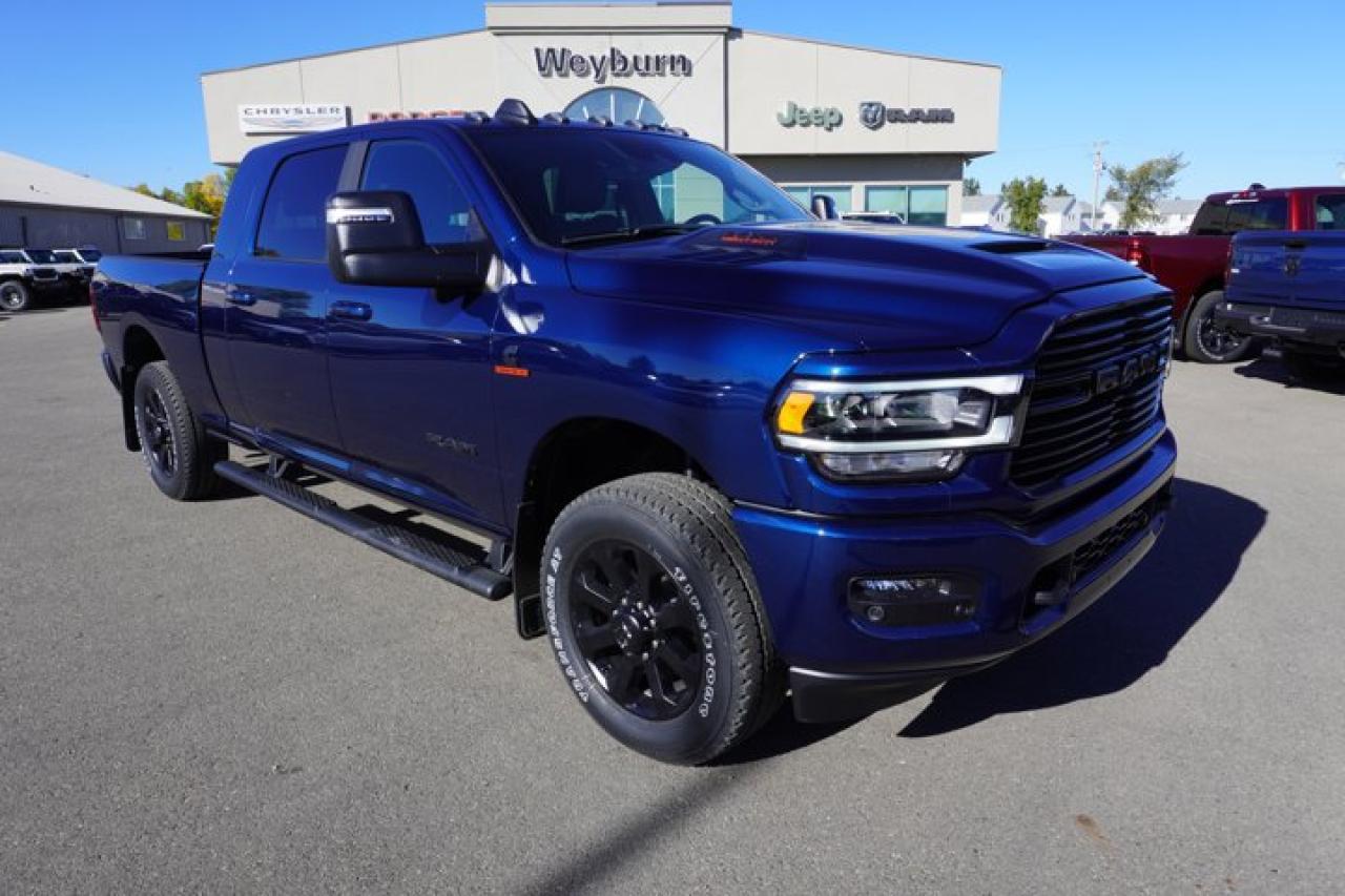 New 2024 RAM 3500 Laramie | MEGA CAB! | Night Edition | 5th Wheel Prep Pkg. | AISIN Transmission | Vented/Heated Seats for sale in Weyburn, SK