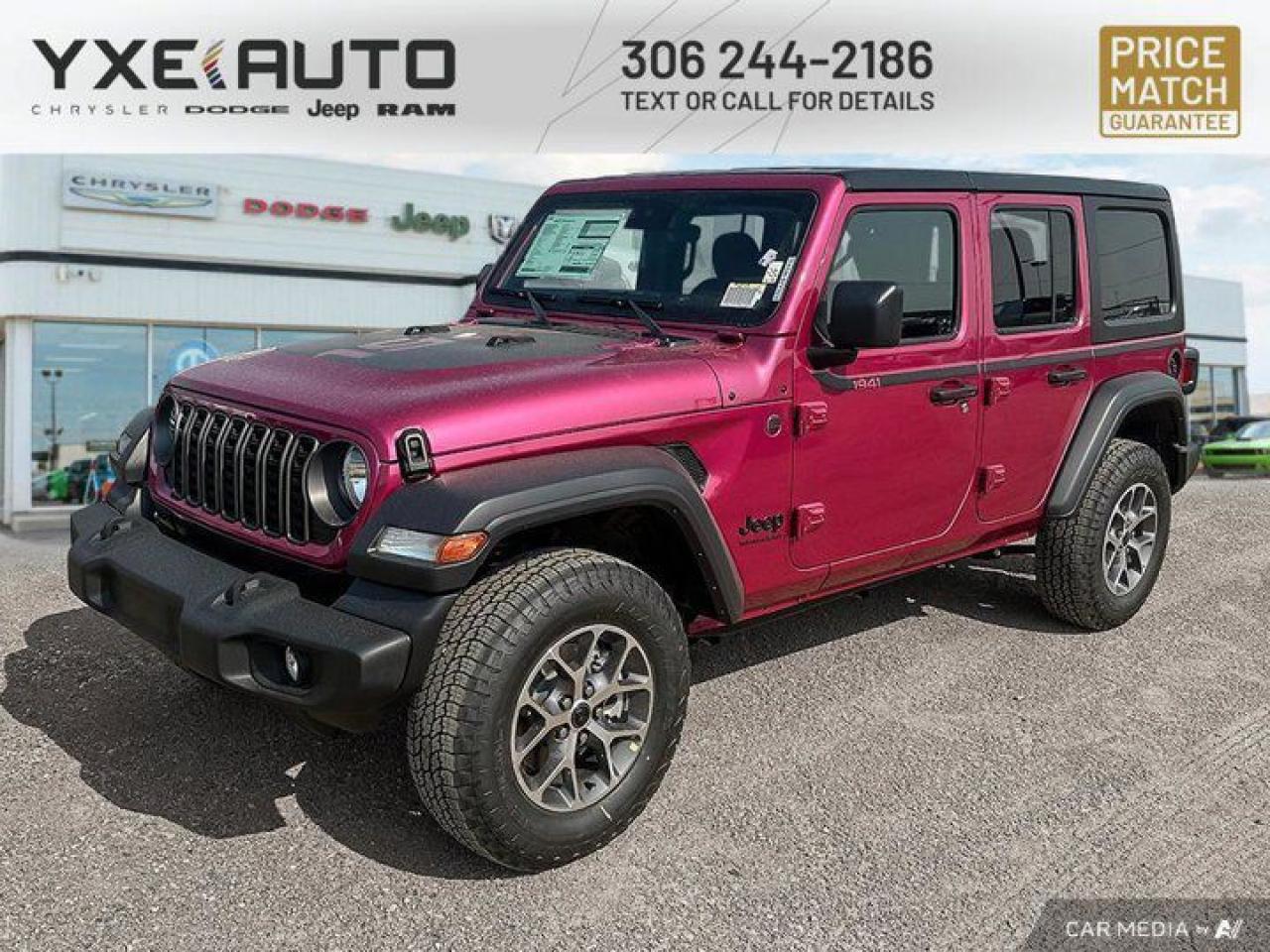 New 2024 Jeep Wrangler Sport S for sale in Saskatoon, SK