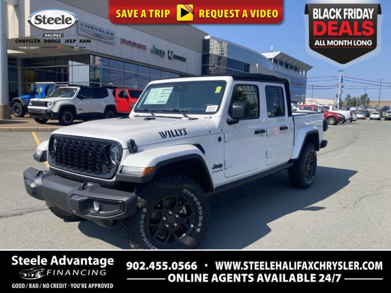 New 2024 Jeep Gladiator Willys for sale in Halifax, NS