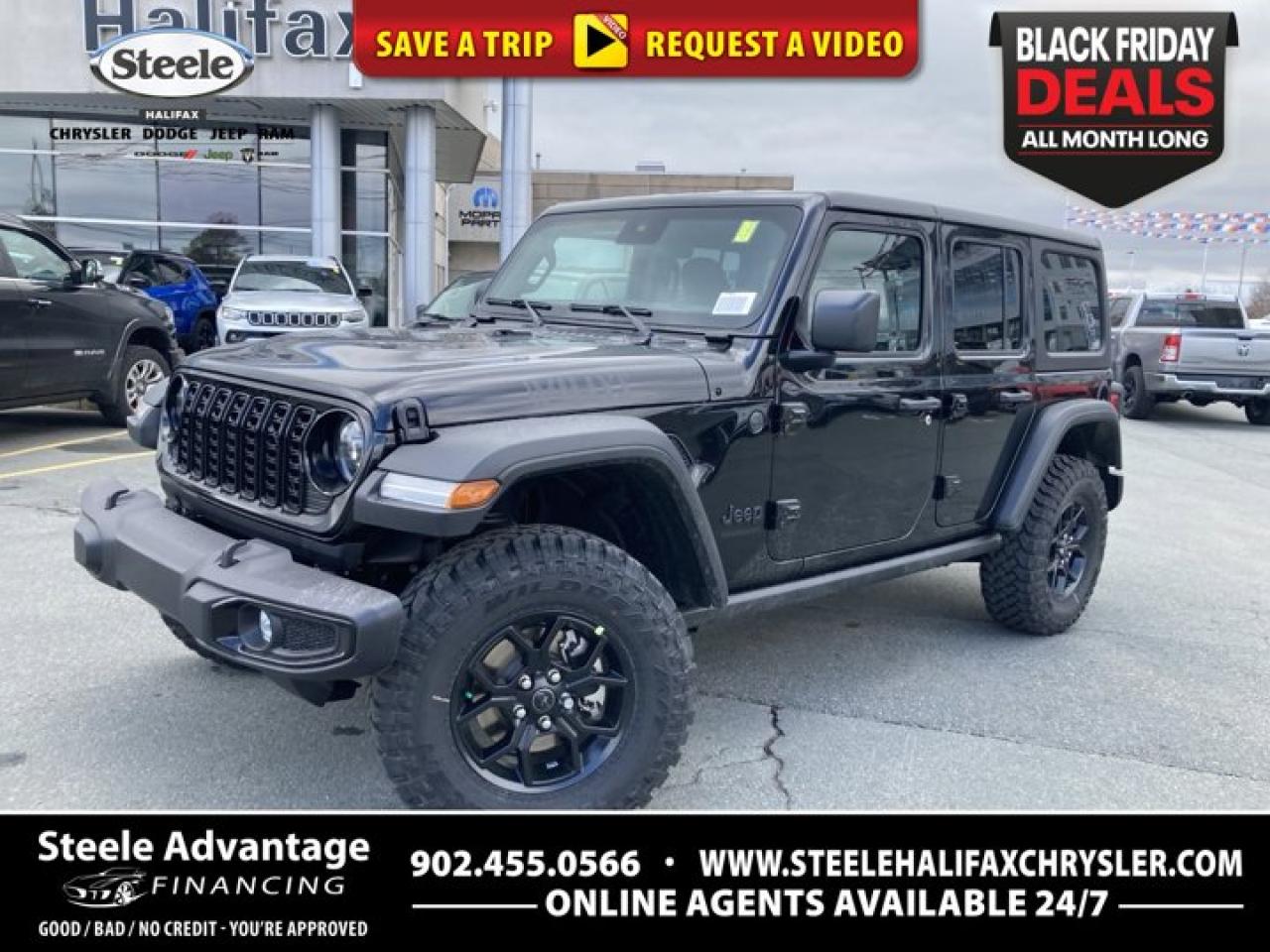 New 2024 Jeep Wrangler Willys for sale in Halifax, NS