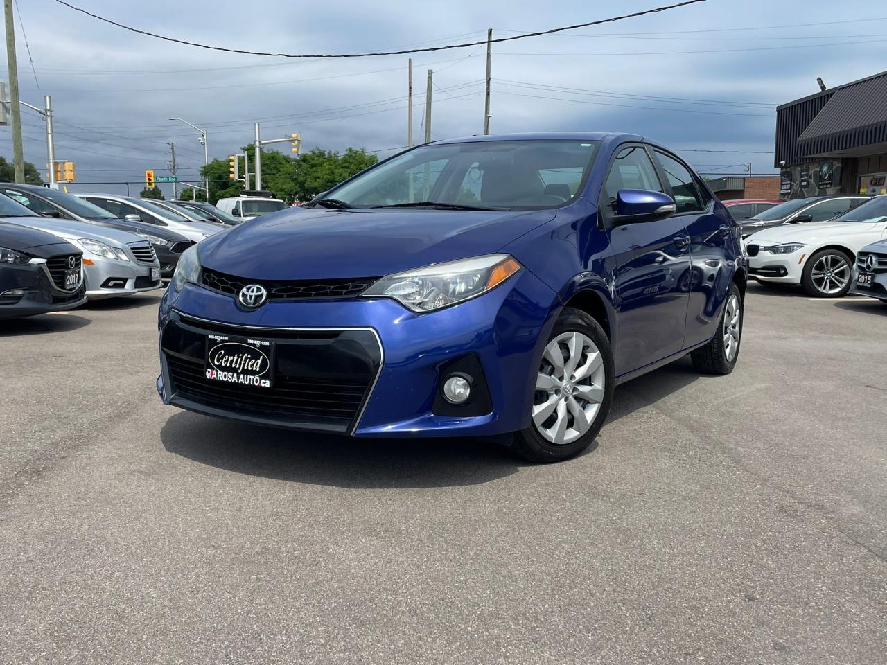 Used 2015 Toyota Corolla AUTO S NO ACCIDENT LEATHERETTE SEATS B-TOOTH for sale in Oakville, ON