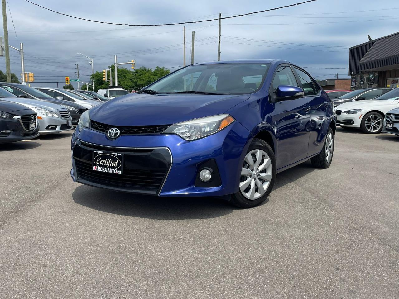 2015 Toyota Corolla AUTO S NO ACCIDENT LEATHERETTE SEATS B-TOOTH