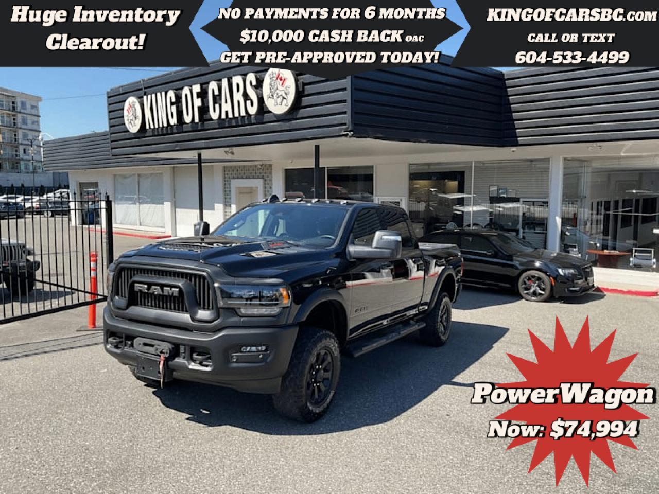 Used 2023 RAM 2500 Power Wagon 4x4 Crew Cab 64 Box for sale in Langley, BC