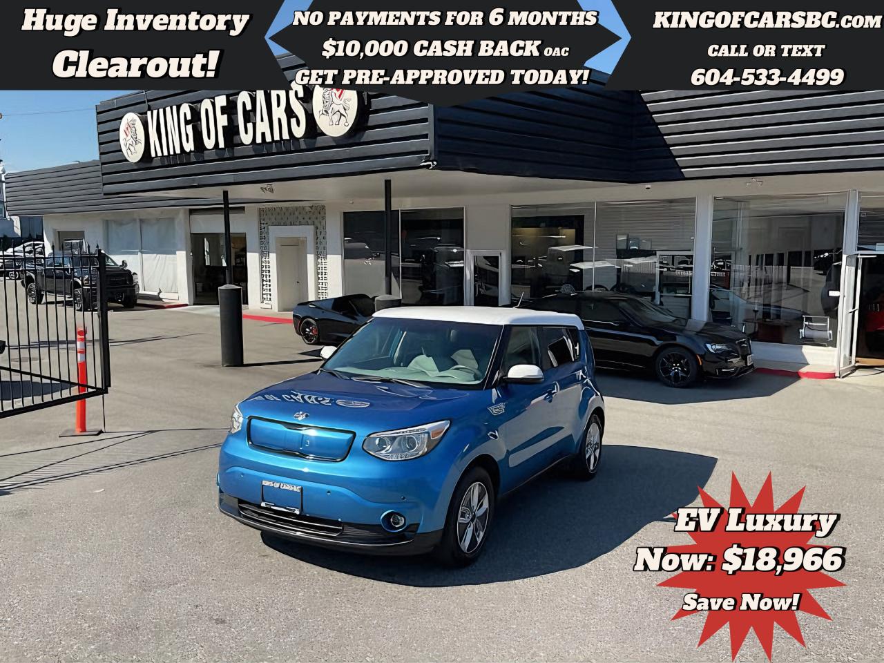 Used 2018 Kia Soul EV EV+ Auto for sale in Langley, BC