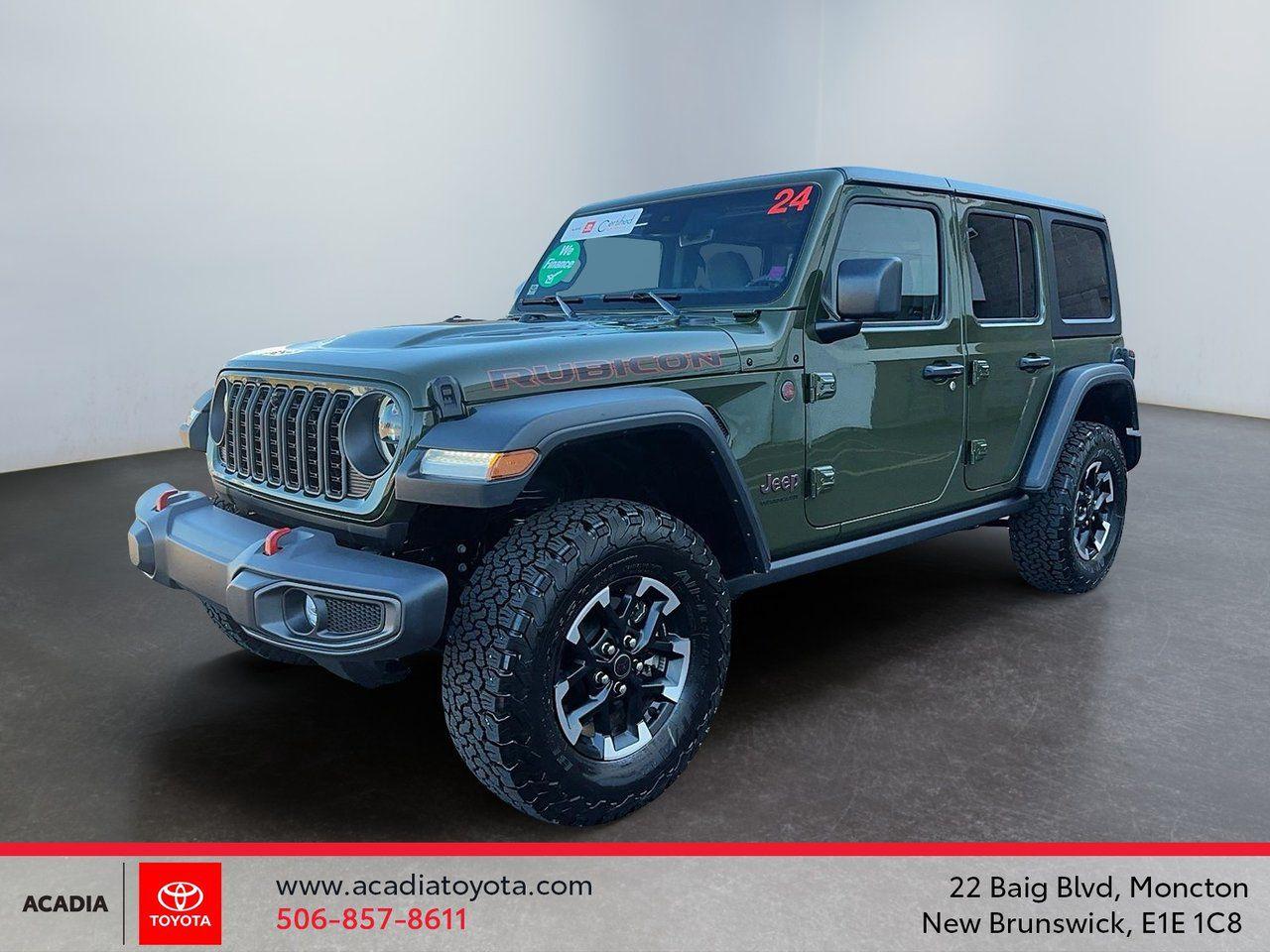 Used 2024 Jeep Wrangler RUBICON for sale in Moncton, NB