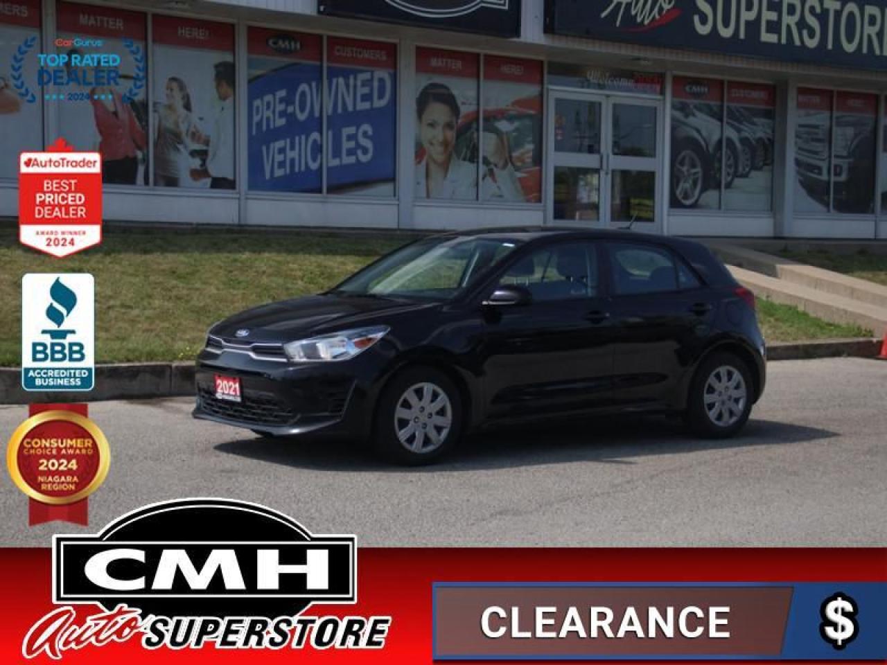 Used 2021 Kia Rio 5-Door LX+  CAM APPLE-CP HTD-SEATS for sale in St. Catharines, ON