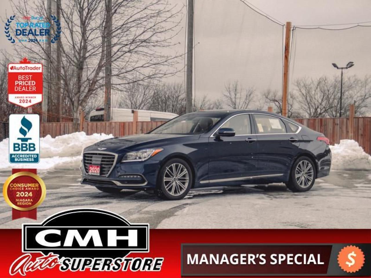 Used 2020 Genesis G80 3.8 Technology  **LOW KMS - 1 OWNER** for sale in St. Catharines, ON