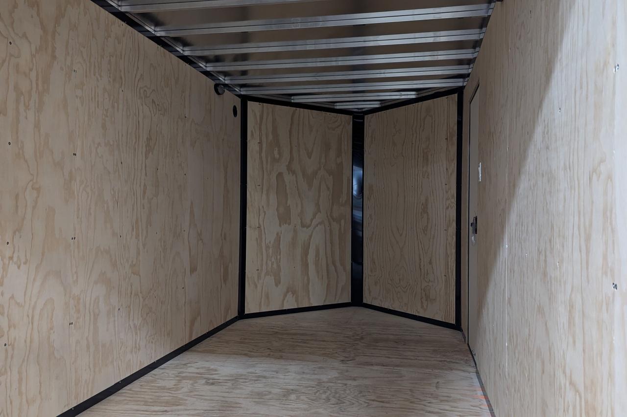 2024 Canadian Trailer Company 7x14 V Nose Cargo Trailer Aluminum Tandem Axle Photo4