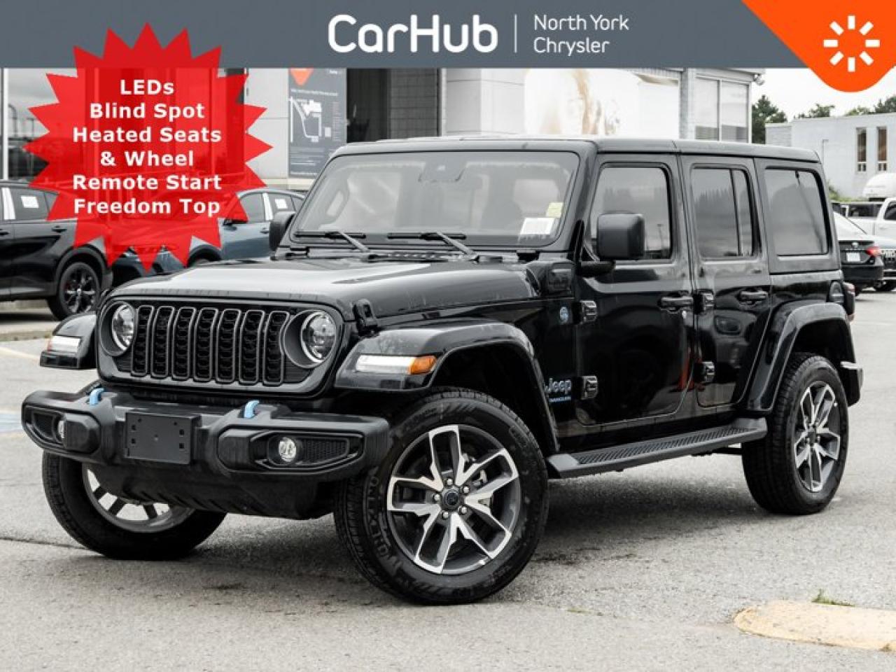 New 2024 Jeep Wrangler 4xe SPORT S 12.3'' Screen LEDs Rear CrossPath Detection for sale in Thornhill, ON