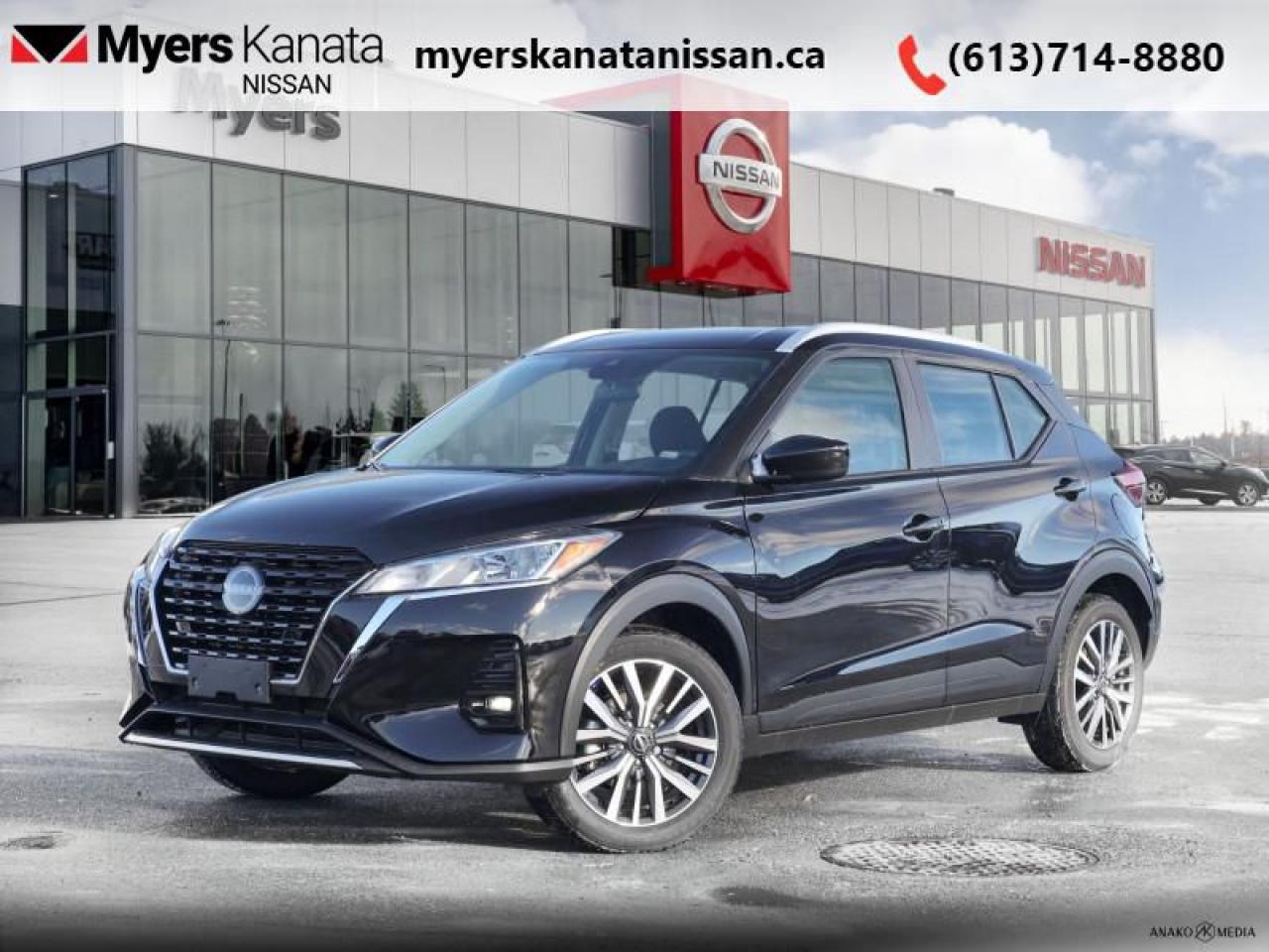 <br> <br>  Hello. <br> <br><br> <br> This super blk SUV  has an automatic transmission and is powered by a  122HP 1.6L 4 Cylinder Engine.<br> <br> Our Kicks Plays trim level is SV. <br><br> <br/>    6.49% financing for 84 months. <br> Payments from <b>$429.57</b> monthly with $0 down for 84 months @ 6.49% APR O.A.C. ( Plus applicable taxes -  $621 Administration fee included. Licensing not included.    ).  Incentives expire 2025-01-02.  See dealer for details. <br> <br><br> Come by and check out our fleet of 40+ used cars and trucks and 110+ new cars and trucks for sale in Kanata.  o~o