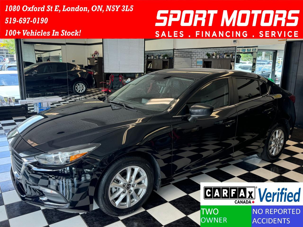 2017 Mazda MAZDA3 SE+New Tires+Brakes+Heated Leather+CLEAN CARFAX - Photo #1