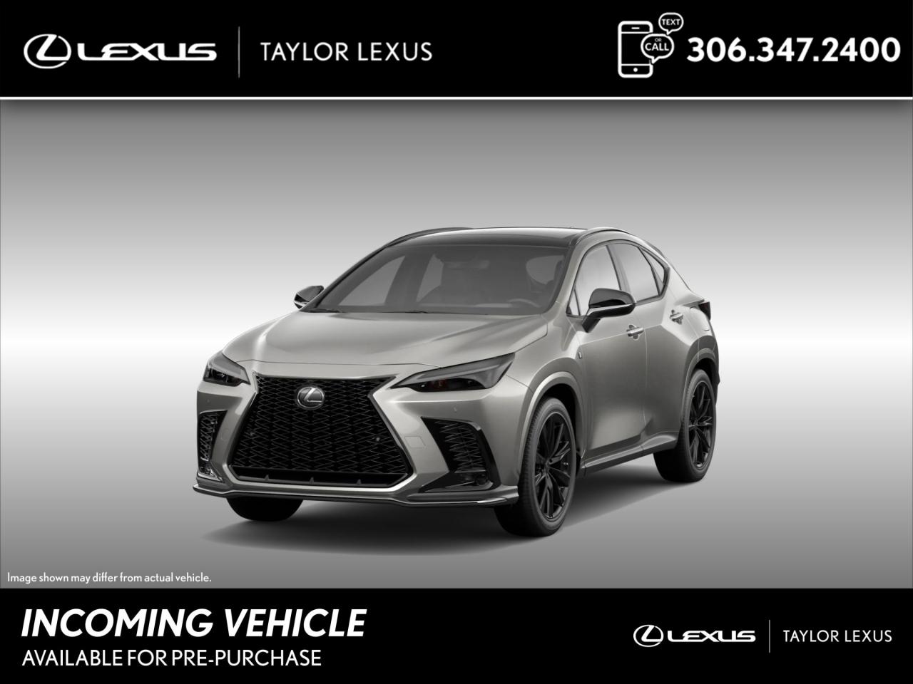 New 2025 Lexus NX 350 for sale in Regina, SK