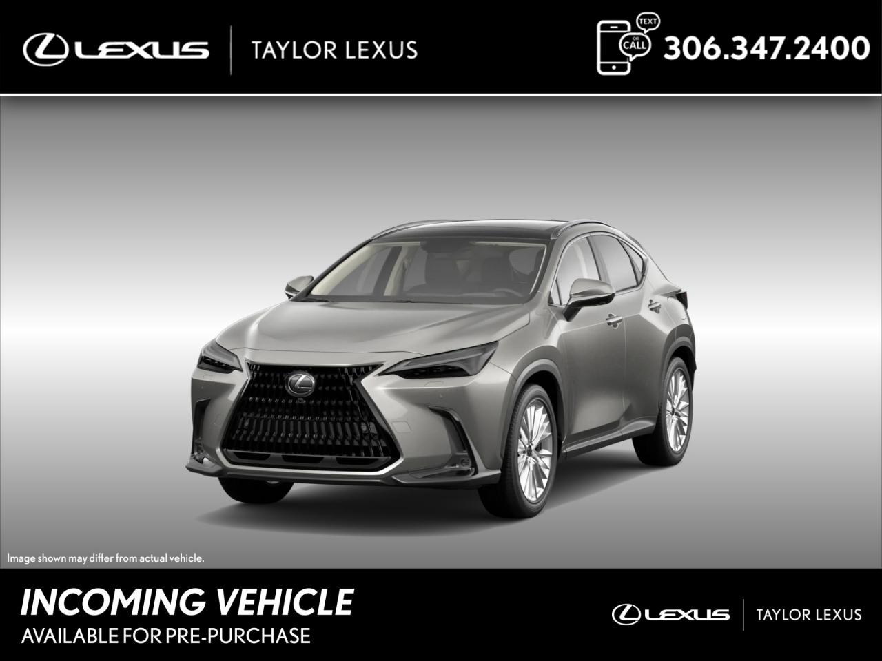 New 2025 Lexus NX 350h for sale in Regina, SK