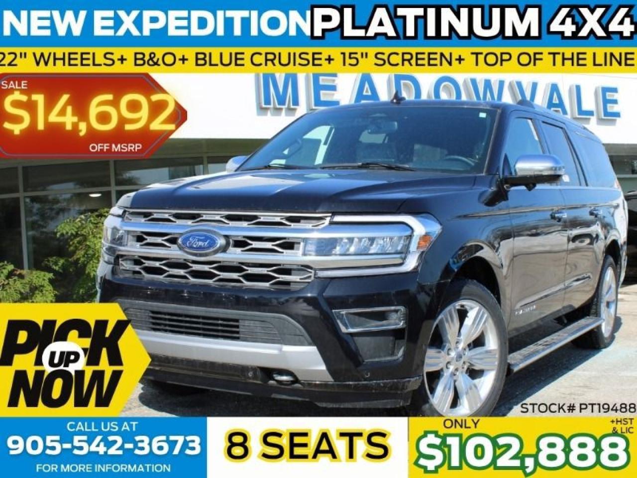 New 2024 Ford Expedition Platinum Max for sale in Mississauga, ON