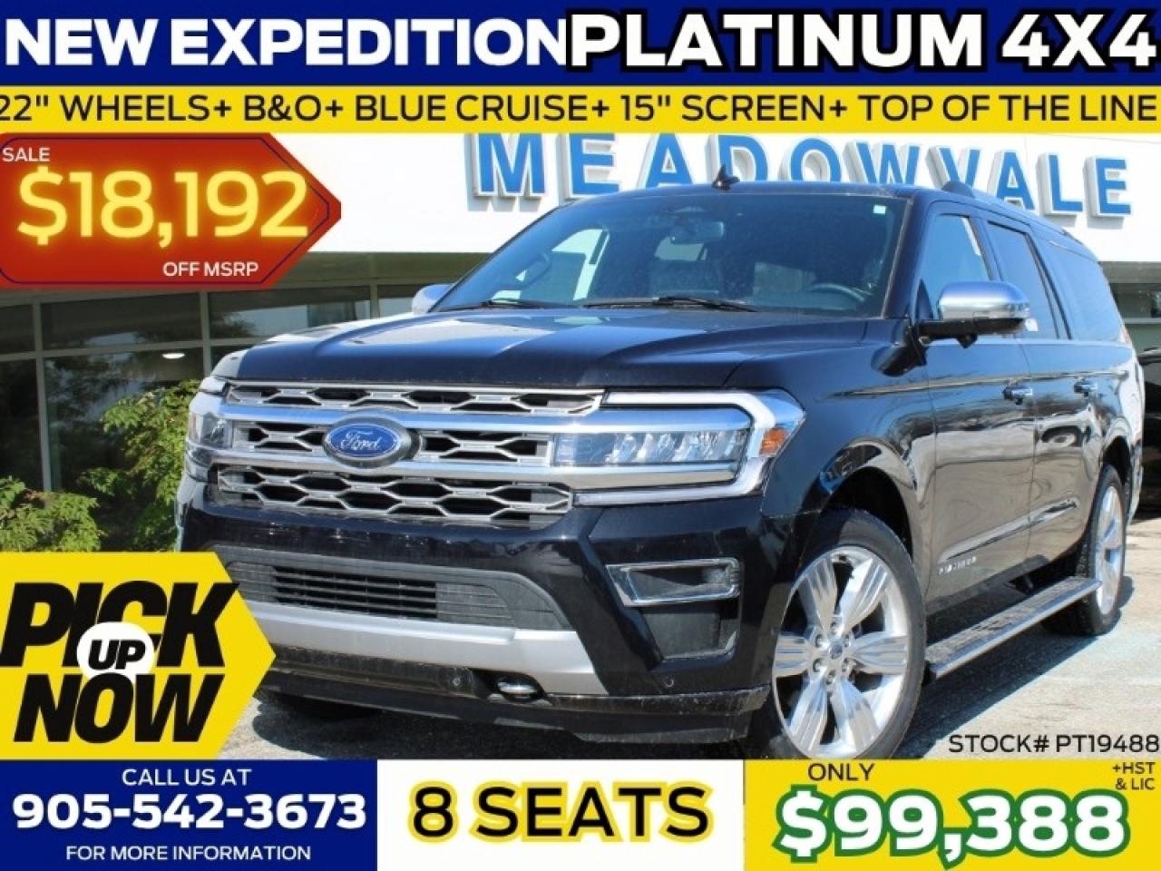 New 2024 Ford Expedition Platinum Max for sale in Mississauga, ON