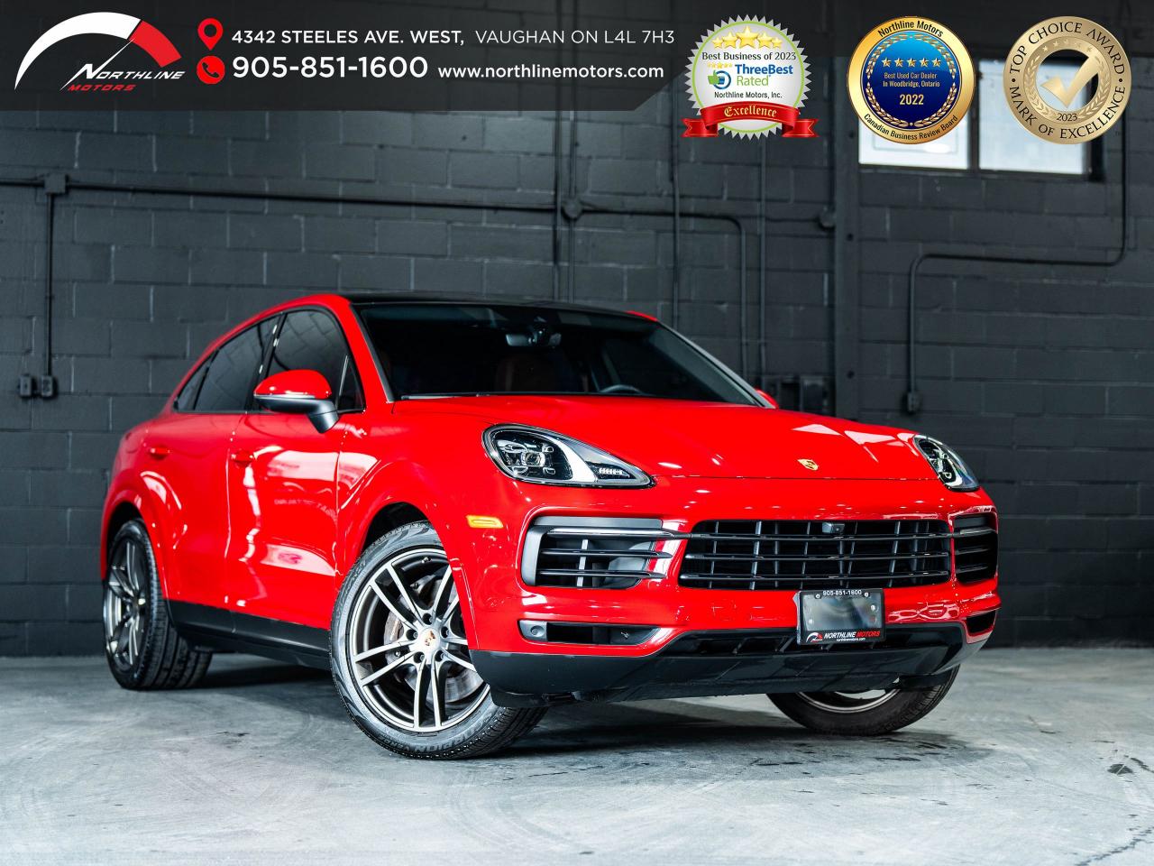 Used 2021 Porsche Cayenne Coupe/BOSE/NAV/PANO/21 IN RIM/NO ACCIDENT for sale in Vaughan, ON