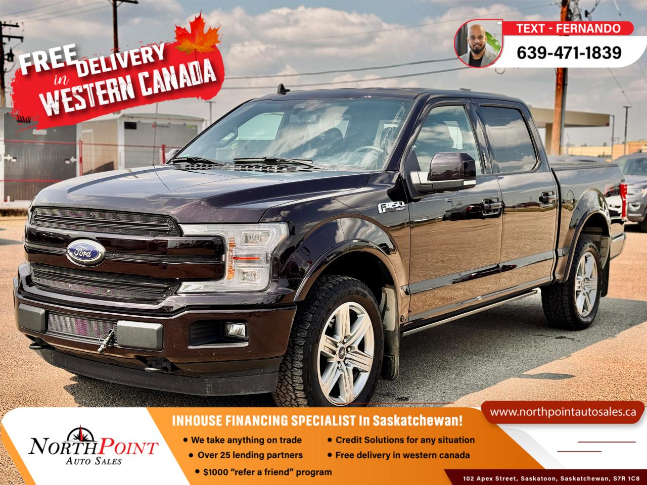 Used 2019 Ford F-150 Lariat for sale in Saskatoon, SK