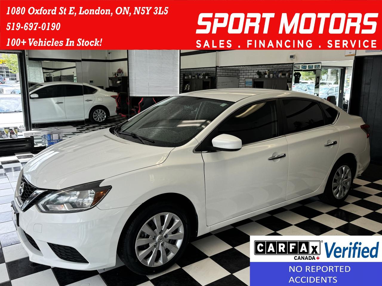 Used 2016 Nissan Sentra S+New Tires+Brakes+A/C+Tinted+CLEAN CARFAX for sale in London, ON