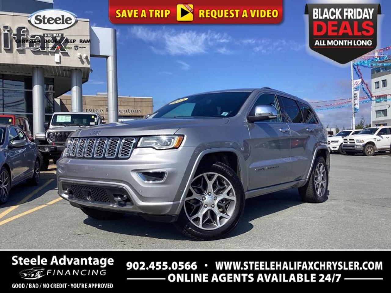 Used 2021 Jeep Grand Cherokee Overland - V8, NAV, HEATED AND COOLED LEATHER SEATS, PANO ROOF,SAFETY PACK for sale in Halifax, NS