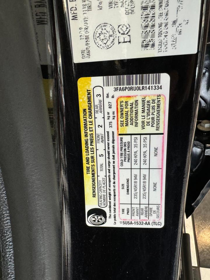 2020 Ford Fusion Hybrid TITANIUM Hybrid+GPS+Adaptive Cruise+CLEAN CARFAX Photo43