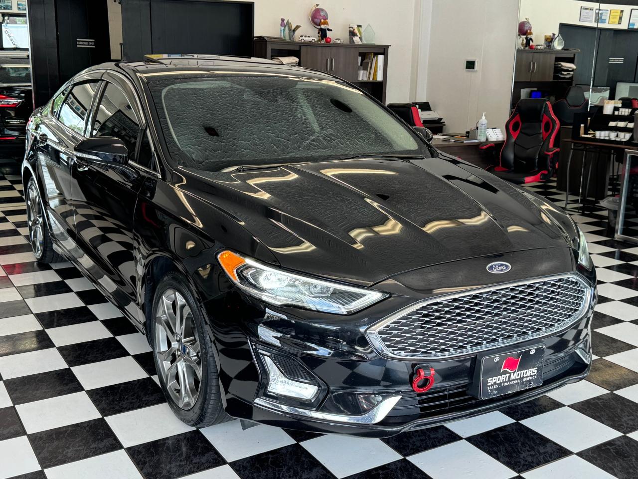 2020 Ford Fusion Hybrid TITANIUM Hybrid+GPS+Adaptive Cruise+CLEAN CARFAX - Photo #10