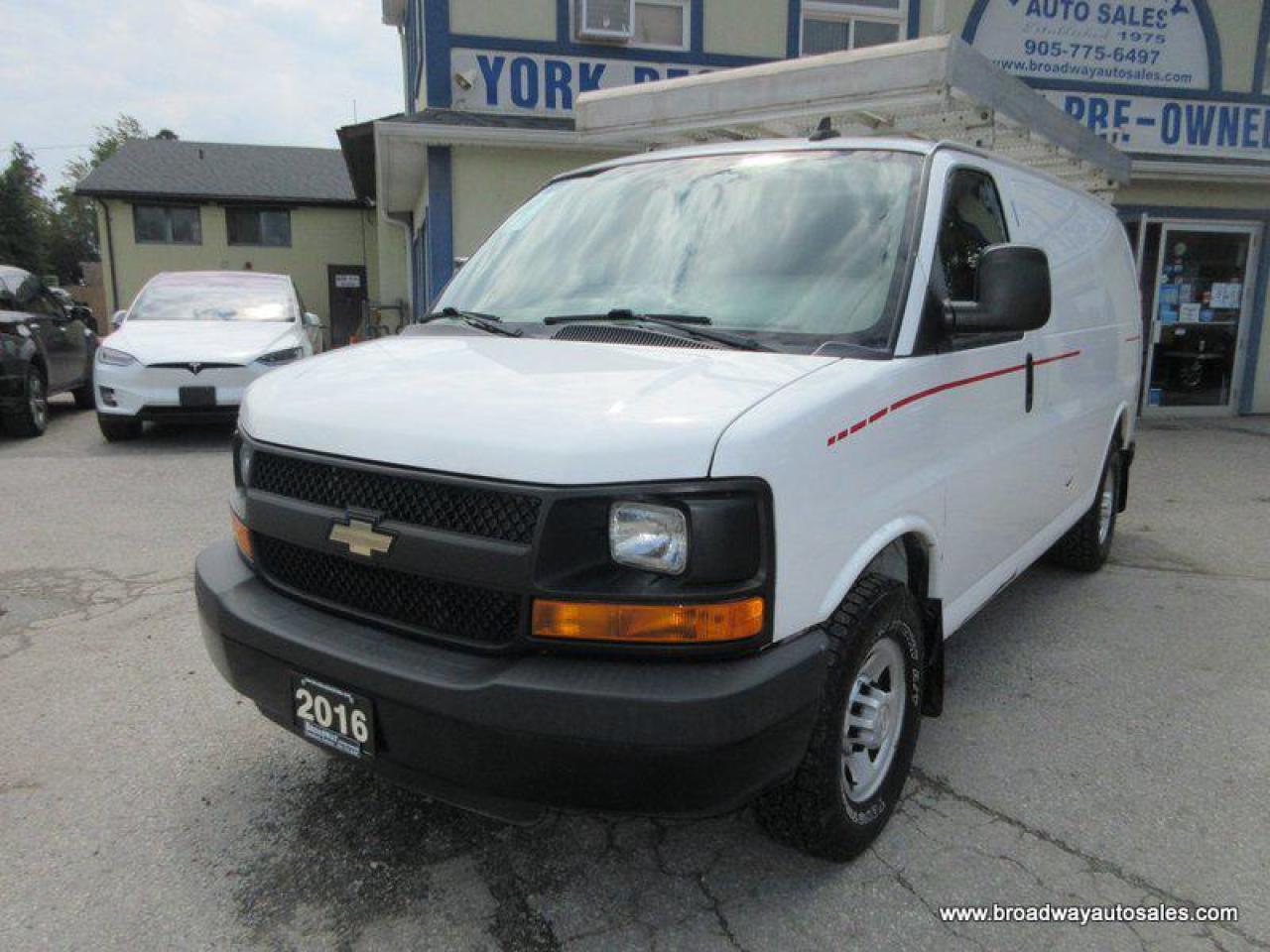 Used 2016 Chevrolet Express 3/4 TON CARGO-MOVING 2 PASSENGER 4.8L - V8.. TOW SUPPORT.. BARN-DOOR-ENTRANCES.. SHORT-CARGO.. AIR CONDITIONING.. IN-CARGO-SHELVING-AREAS.. for sale in Bradford, ON