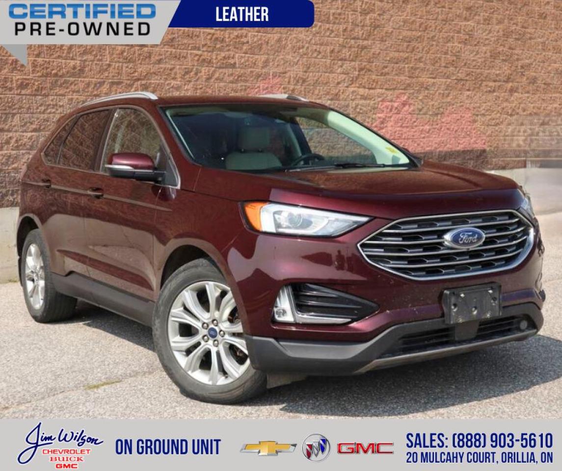 Used 2020 Ford Edge Titanium AWD | LEATHER | NAV for sale in Orillia, ON