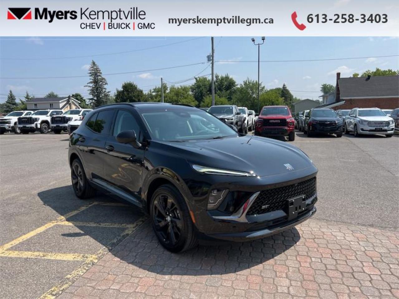 <b>Leather Seats,  360 Camera,  Wireless Charging Pad,  Power Liftgate,  Remote Start!</b><br> <br> <br> <br>At Myers, we believe in giving our customers the power of choice. When you choose to shop with a Myers Auto Group dealership, you dont just have access to one inventory, youve got the purchasing power of an entire auto group behind you!<br> <br>  This 2024 Envision is the vehicle for those who like choices. <br> <br>This Buick Envision has the space and versatility to get away with anything. Built to inspire confidence, this Envision doesnt just get you there, it helps you be your best. As boundless as your own imagination, this Envision was designed to inspire you with every drive. <br> <br> This ebony twilight metallic SUV  has an automatic transmission and is powered by a  228HP 2.0L 4 Cylinder Engine.<br> <br> Our Envisions trim level is Sport Touring. This Sport-Touring trim steps things up with perforated leather seats and 20-inch carbon flash metallic alloy wheels, along with standard features such as power liftgate for rear cargo access, an HD surround vision system, a wireless charging pad for mobile devices, and an ultra-wide infotainment screen with wireless Apple CarPlay and Android Auto. Safety features include adaptive cruise control, blind zone steering assist, lane keep assist with lane departure warning, rear park assist, and rear cross traffic braking. Additional features also include remote engine start, keyless open, a heated steering wheel, heated front seats, and even more. This vehicle has been upgraded with the following features: Leather Seats,  360 Camera,  Wireless Charging Pad,  Power Liftgate,  Remote Start,  Heated Steering Wheel,  Adaptive Cruise Control. <br><br> <br>To apply right now for financing use this link : <a href=https://www.myerskemptvillegm.ca/finance/ target=_blank>https://www.myerskemptvillegm.ca/finance/</a><br><br> <br/>    Incentives expire 2024-12-02.  See dealer for details. <br> <br>Your journey to better driving experiences begins in our inventory, where youll find a stunning selection of brand-new Chevrolet, Buick, and GMC models. If youre looking to get additional luxuries at a wallet-friendly price, dont just pick pre-owned -- choose from our selection of over 300 Myers Approved used vehicles! Our incredible sales team will match you with the car, truck, or SUV thats got everything youre looking for, and much more. o~o