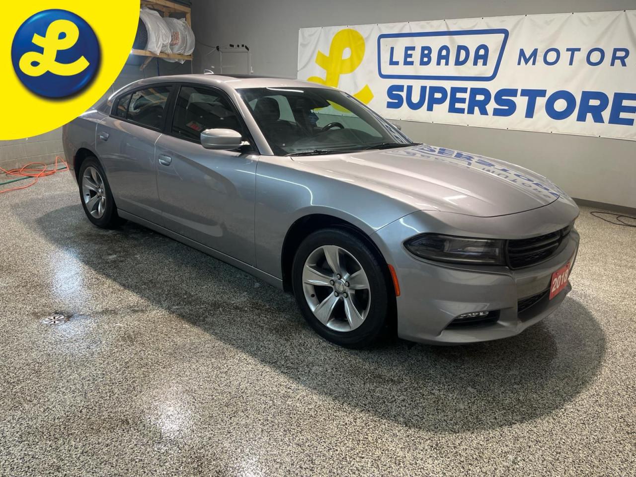 Used 2018 Dodge Charger SXT PLUS * Power sunroof * Power 8way adjustable driver seat Power 4way driver lumbar adjust Uconnect 4C with 8.4inch display Google Android Auto A for sale in Cambridge, ON