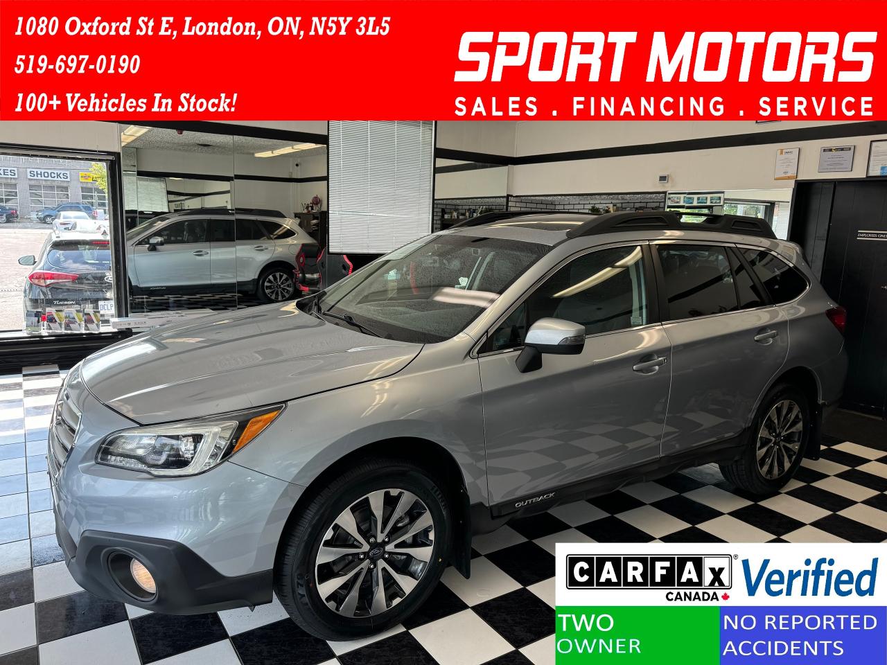 2016 Subaru Outback 3.6R AWD LIMITED W/Eye Sight+NewTires+AccidentFree