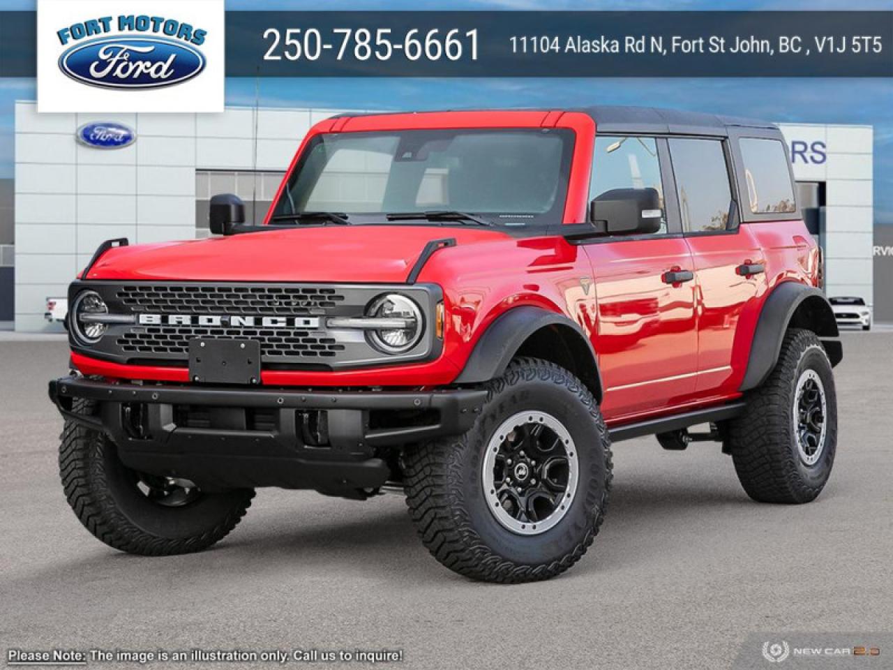 New 2024 Ford Bronco Badlands  - Heated Seats - Navigation for sale in Fort St John, BC