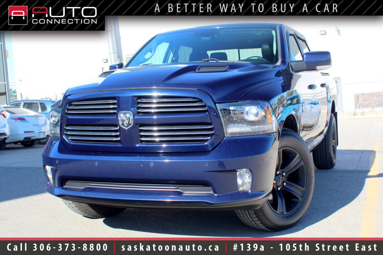 Used 2017 RAM 1500 Sport - 4x4 - CREW CAB - SPORT PREMIUM PKG - CONVENIENCE PKG - COOLED SEATS - REMOTE START - NAVIGATION - MOONROOF for sale in Saskatoon, SK