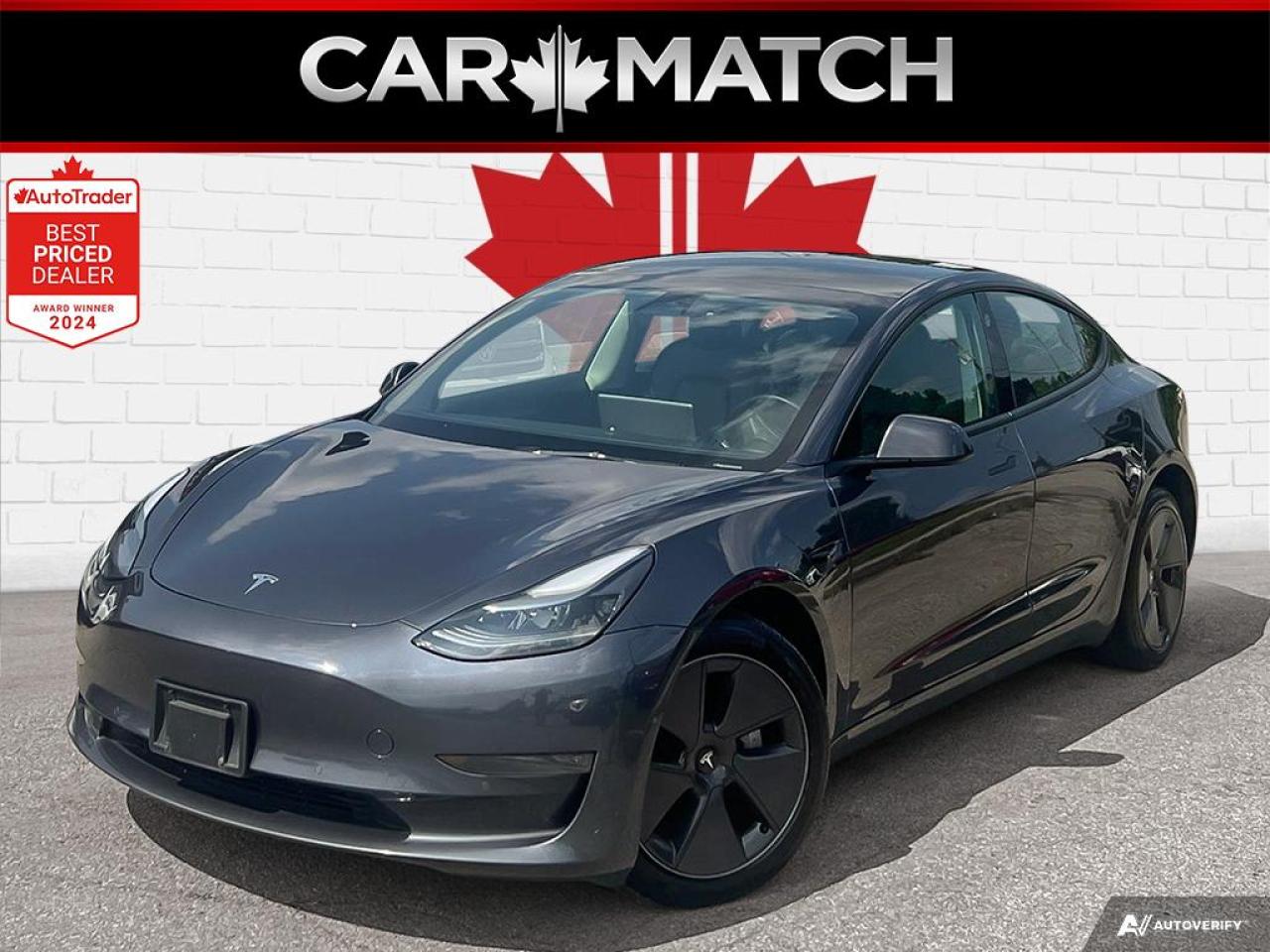 Used 2022 Tesla Model 3 STANDARD RANGE / NAV / REVERSE CAM / NO ACCIDENTS for sale in Cambridge, ON