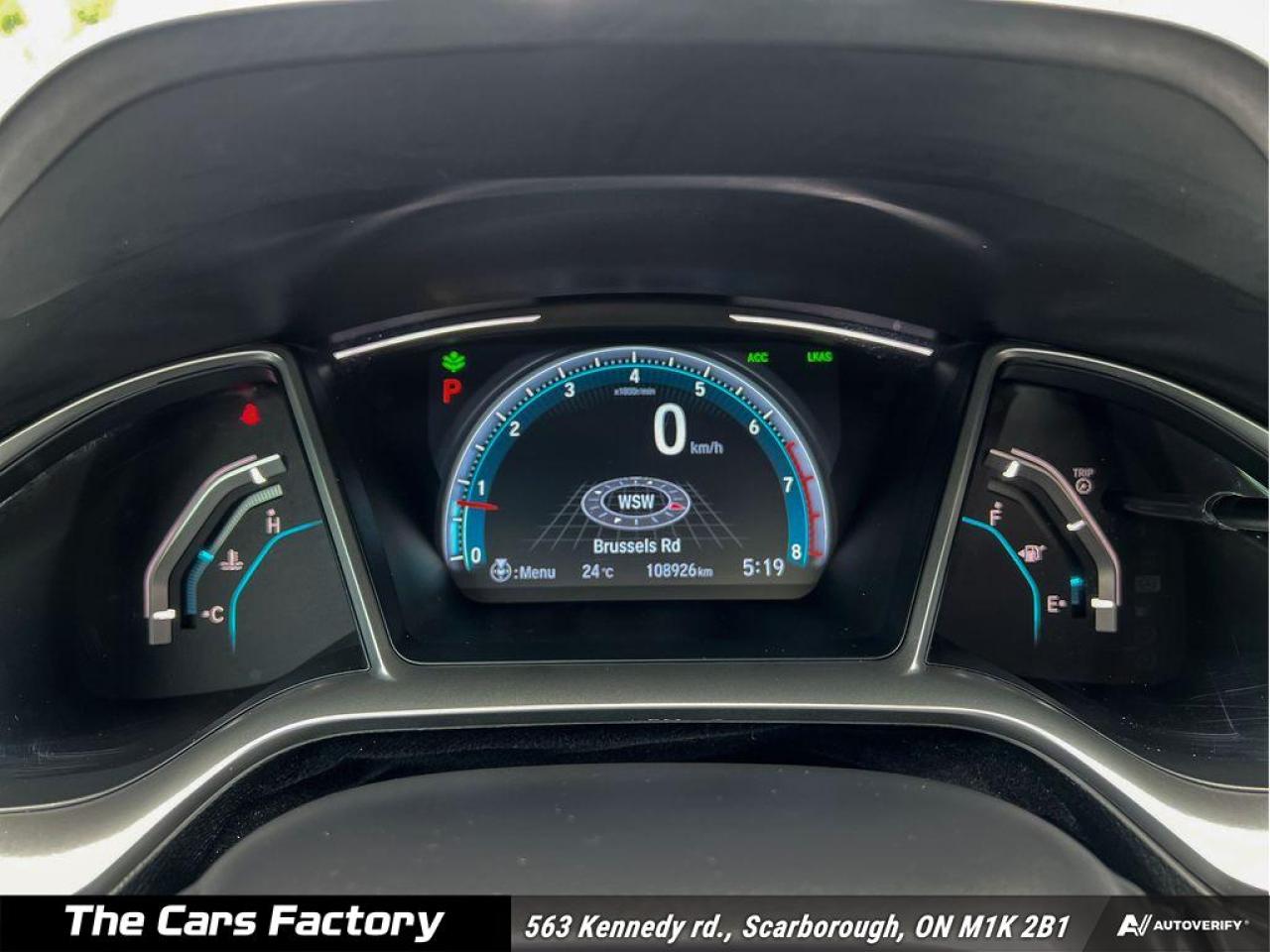 2017 Honda Civic Touring CVT No Accident - Apple Carplay! - Photo #15