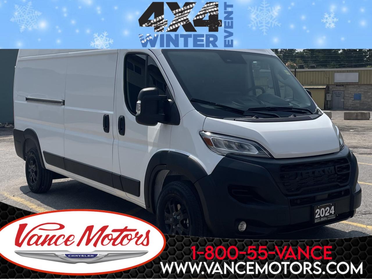 New 2024 RAM 3500 ProMaster SLT+ 3500 High Roof 159  WB for sale in Bancroft, ON