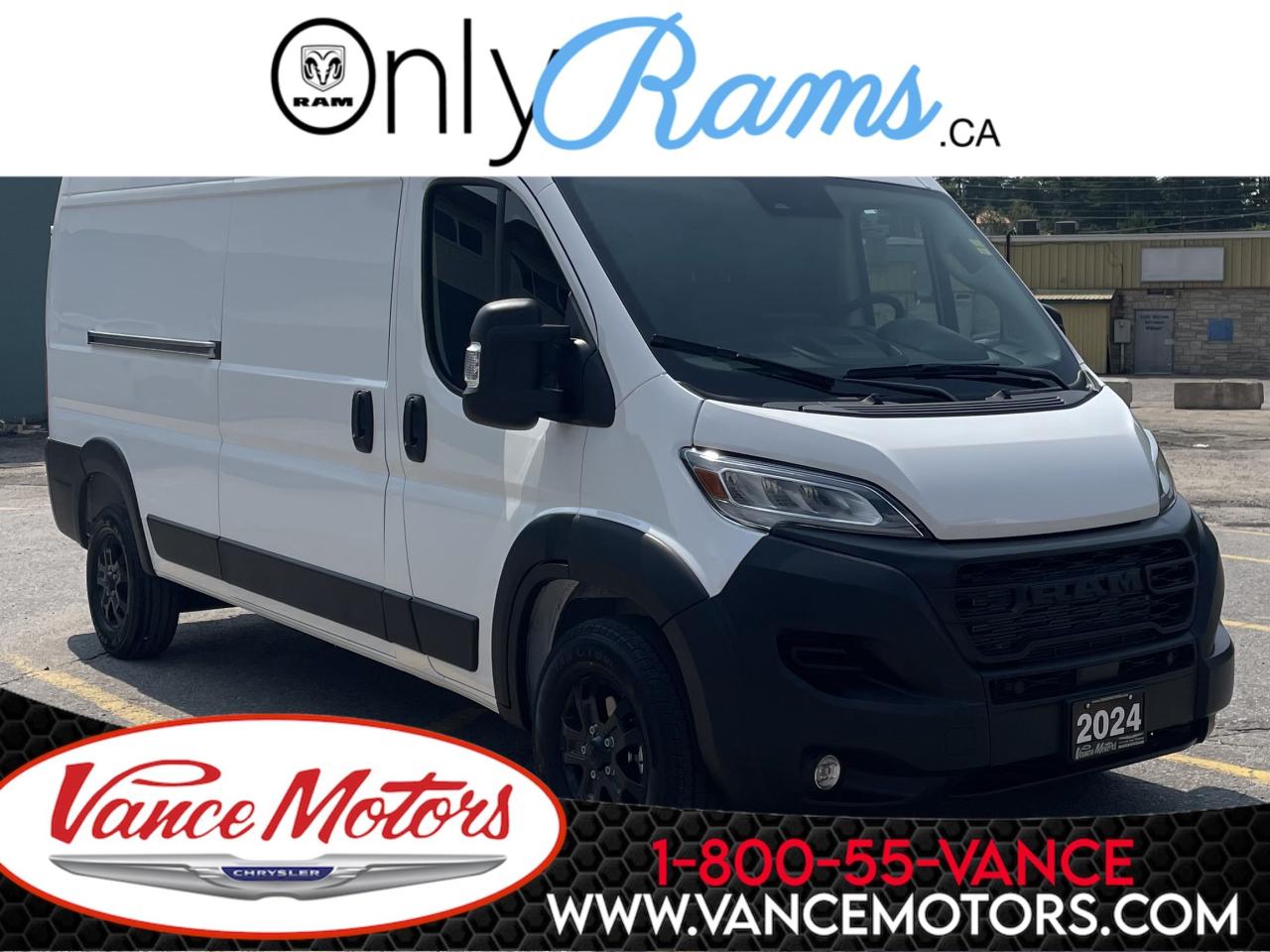 New 2024 RAM 3500 ProMaster SLT+ 3500 High Roof 159  WB for sale in Bancroft, ON