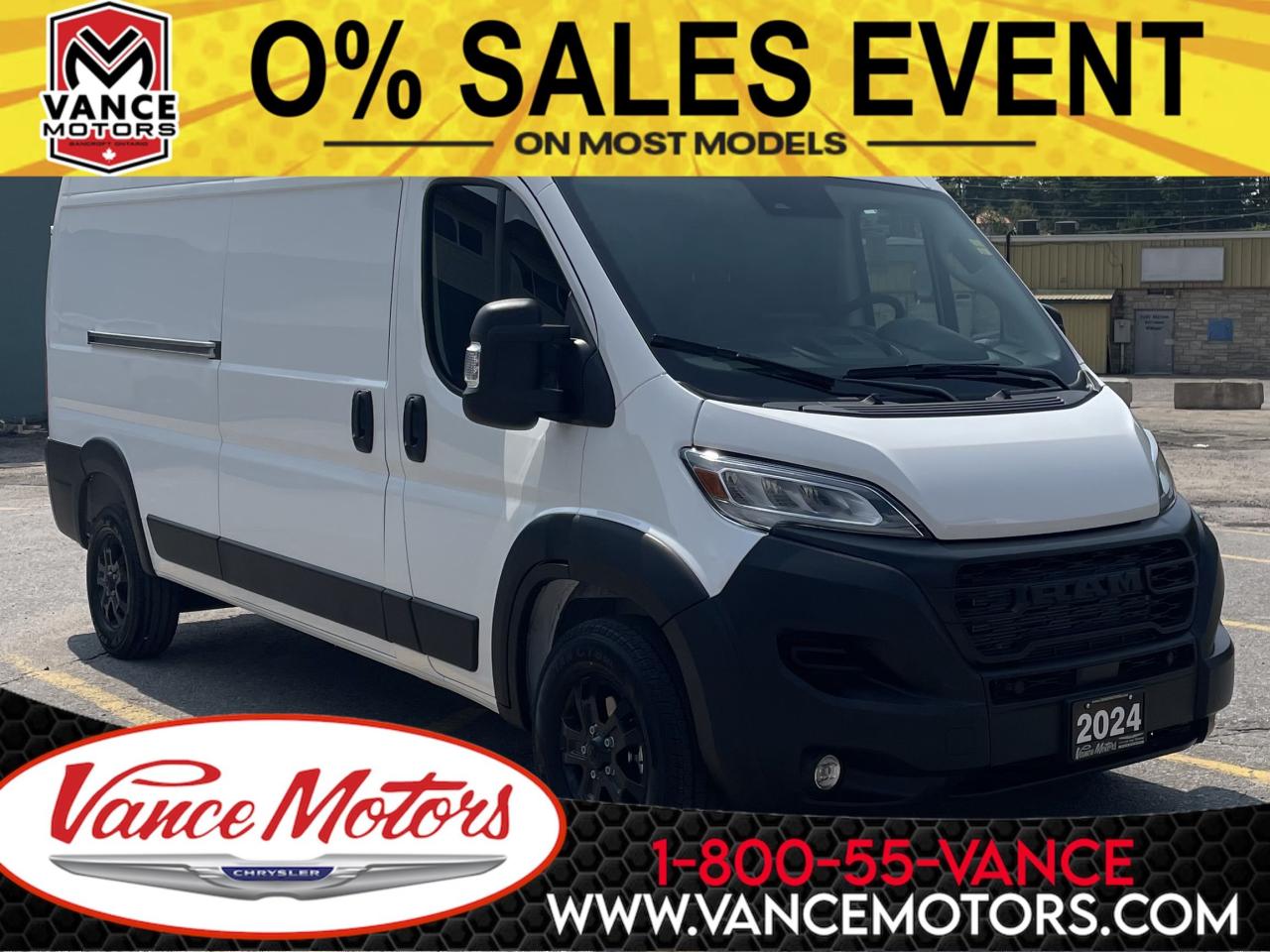 New 2024 RAM 3500 ProMaster SLT+ 3500 High Roof 159  WB for sale in Bancroft, ON